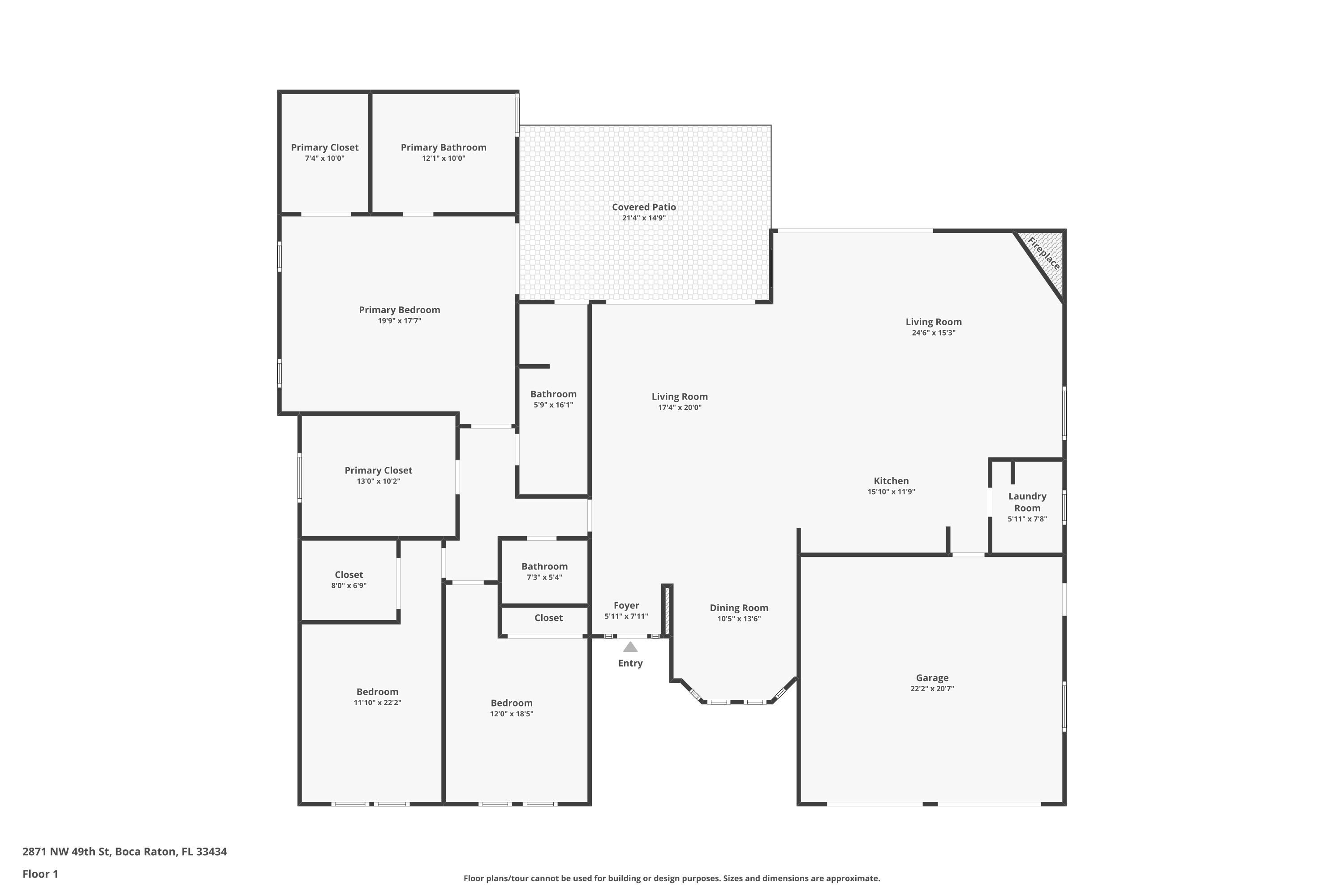 2871 Northwest 49th Street Boca Raton, FL 33434 - Photo 60 of 60 a picture of a bathroom with a shower