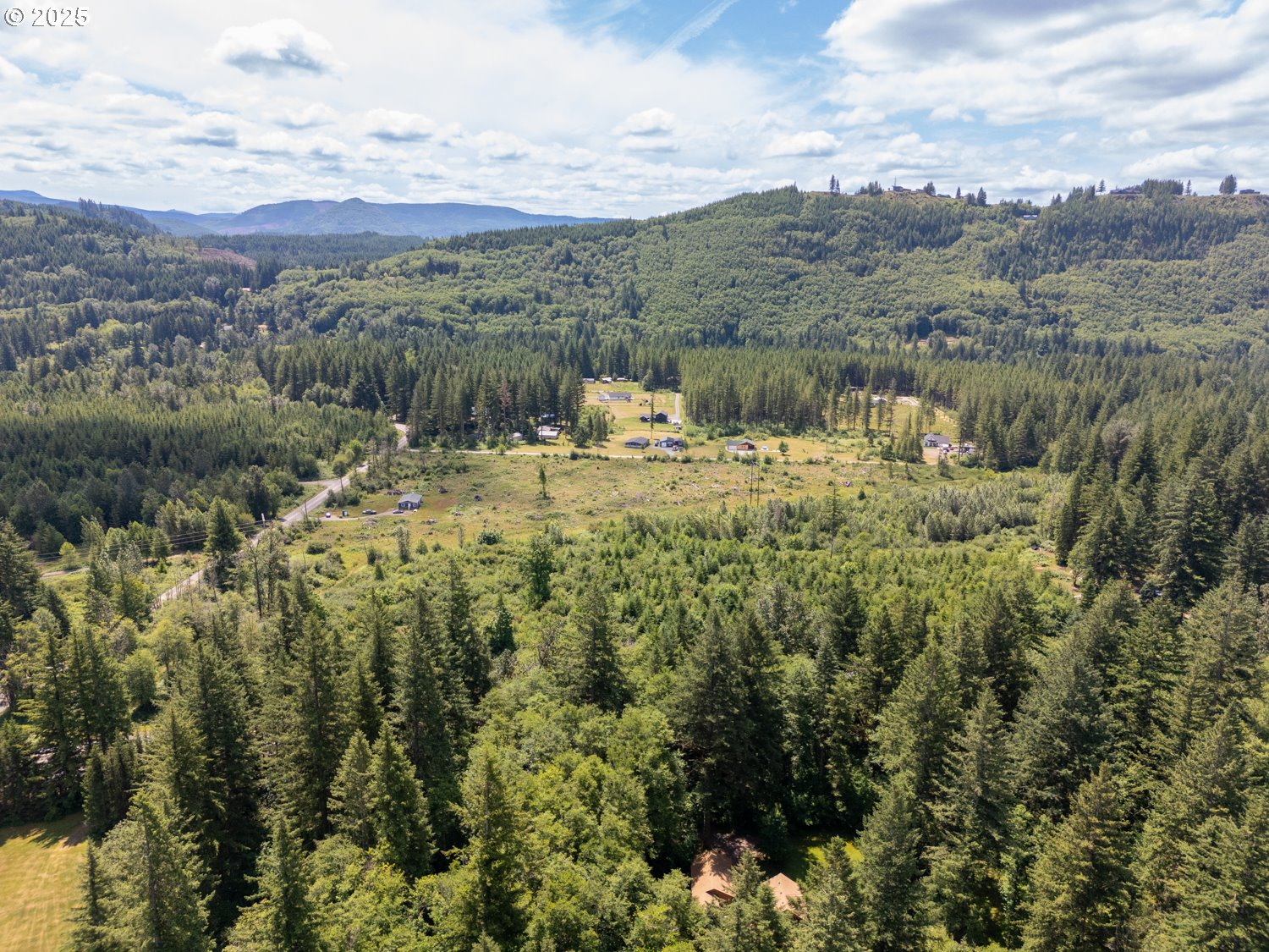 0 Lewis River Road Ariel, WA 98603 - Photo 8 of 11 a view of a town with mountains in the background