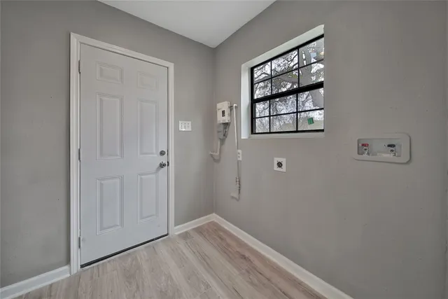 wooden floor in an empty room