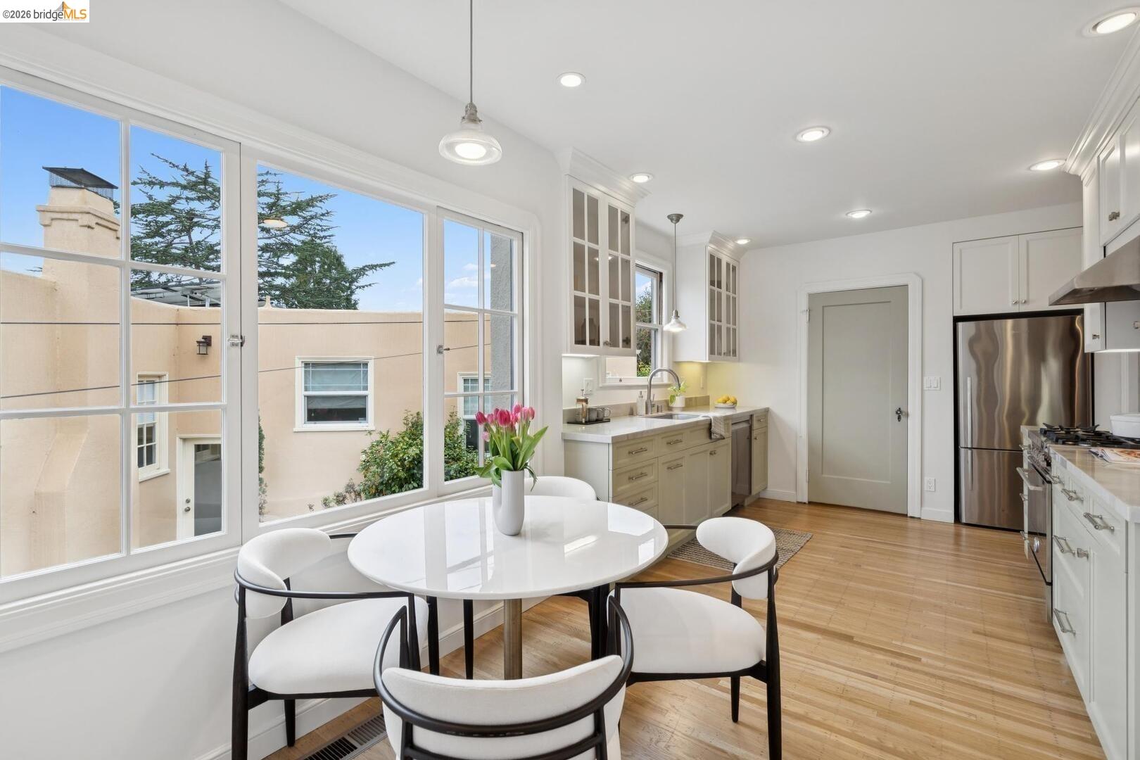 4107 Lyman Road Oakland, CA 94602 - Photo 24 of 57 Dining space with light wood finished floors