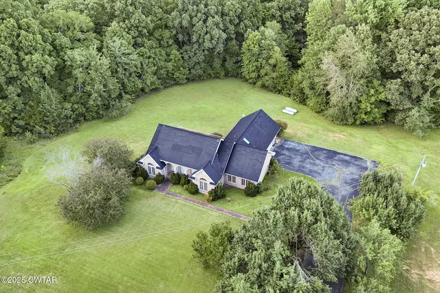 a view of a garden with a bench