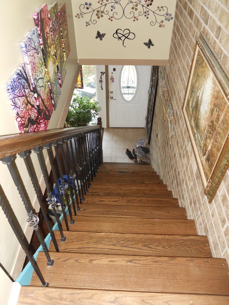 108 Kenneth Circle Elgin, IL 60120 - Photo 11 of 28 a view of stairs and flowers