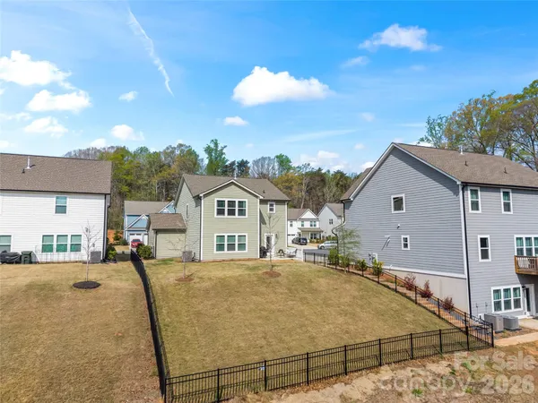 a house view with a outdoor space