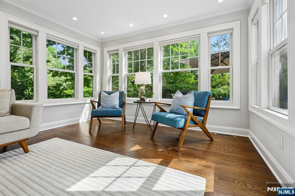 11 Mt Vernon Road Montclair, NJ 07043 - Photo 16 of 49 a living room with furniture and a wooden floor