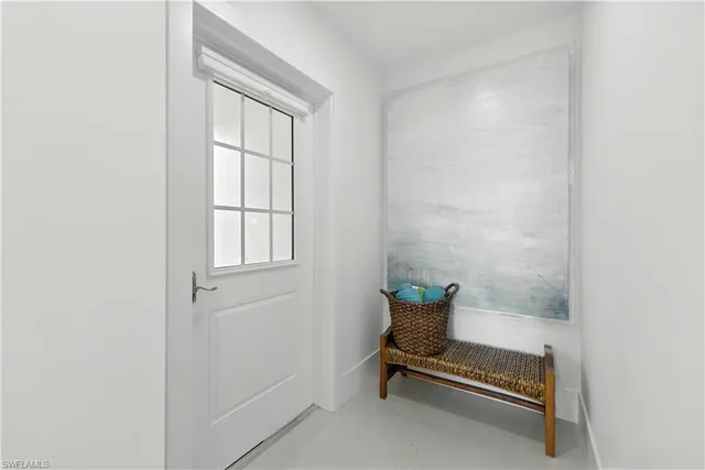 a room with a window