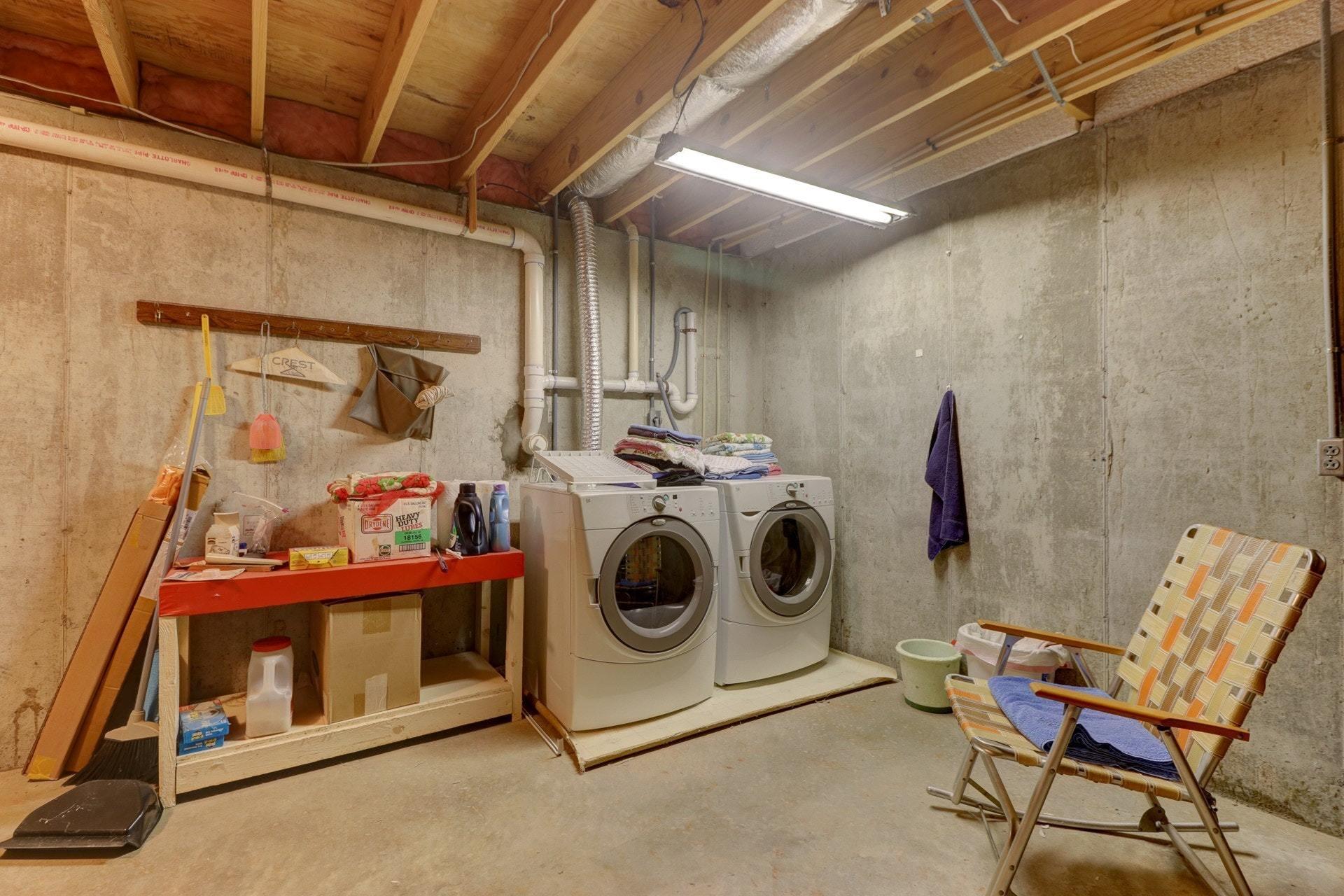 5331 Bethlehem Road Boones Mill, VA 24065 - Photo 21 of 21 a utility room with dryer and washer
