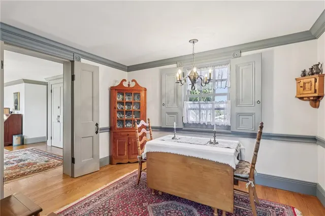 a view of a livingroom with furniture and window