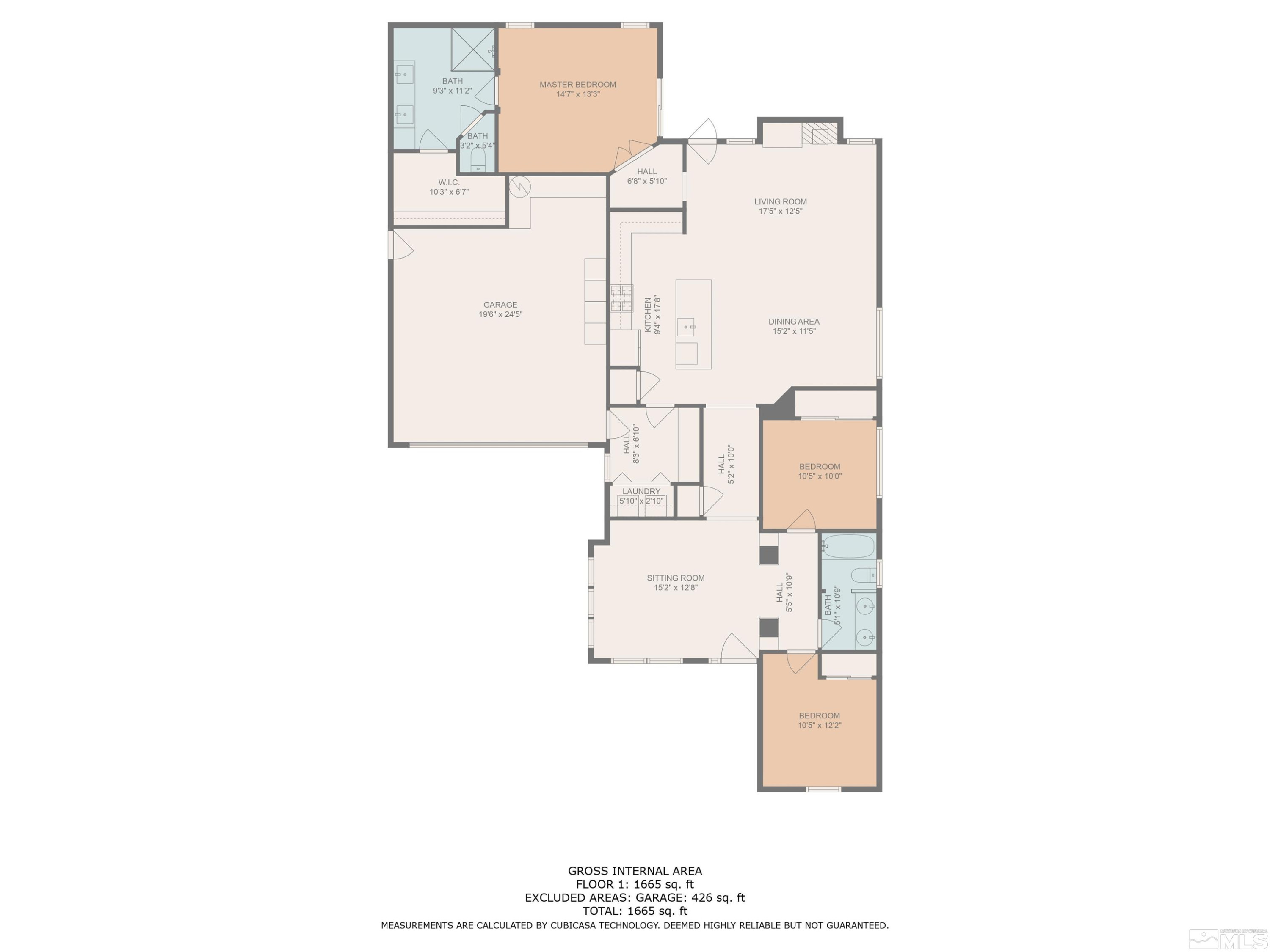 10245 Grizzly Hill Court Reno, NV 89521 - Photo 26 of 40 a picture of floor plan