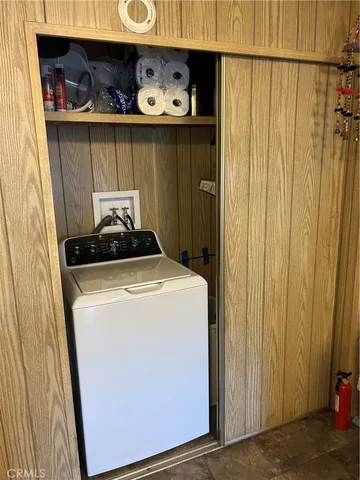 a room with storage and utility