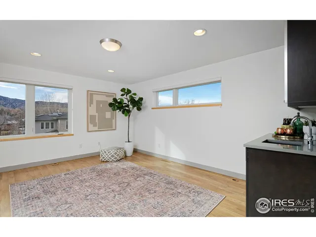 a view interior of a house with a garage