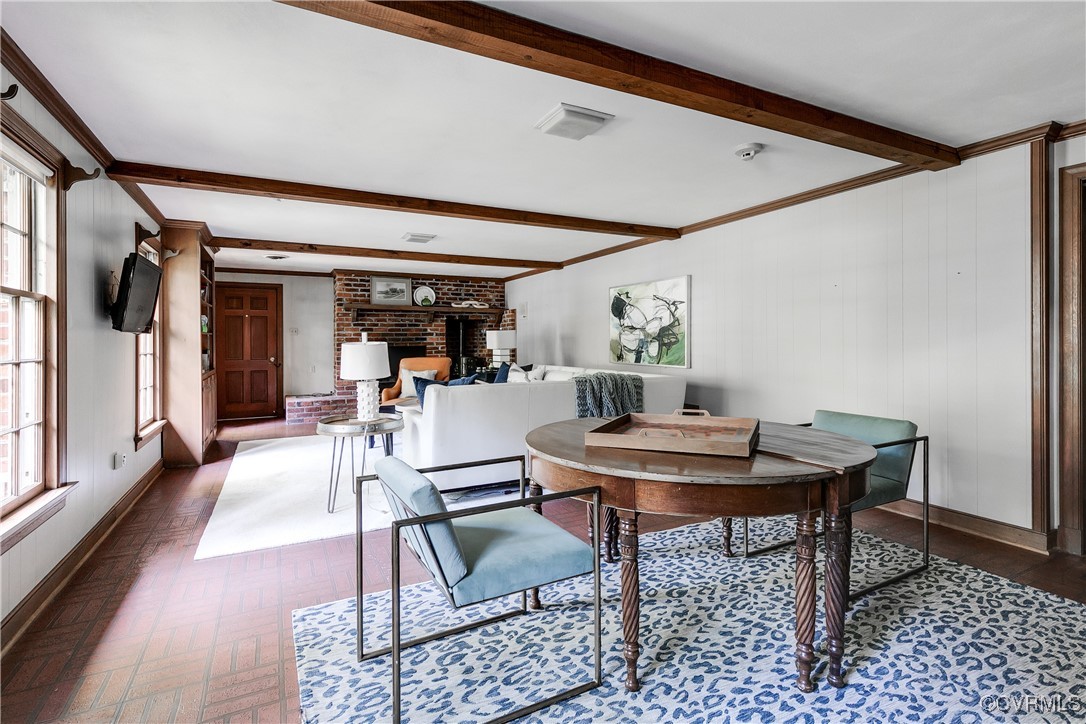 201 Wood Road Henrico, VA 23229 - Photo 16 of 40 a view of a dining room with furniture