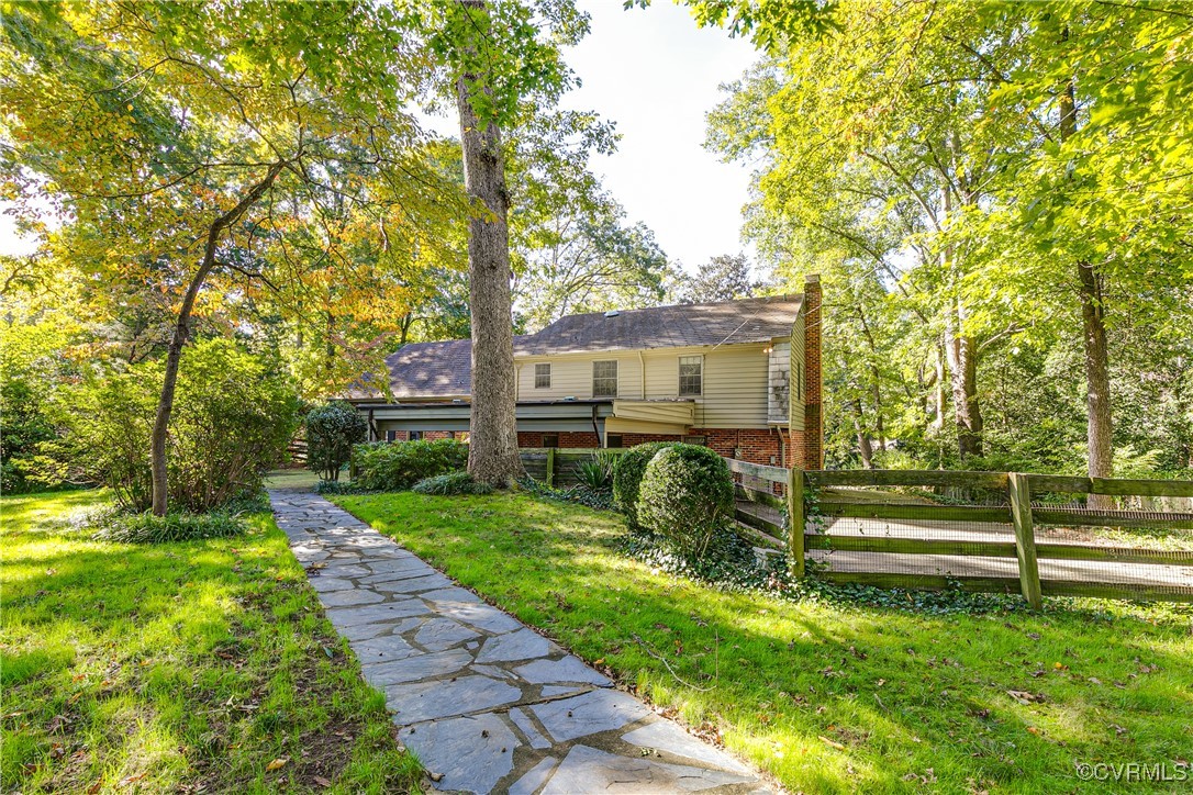 201 Wood Road Henrico, VA 23229 - Photo 38 of 40 a view of a house with a yard