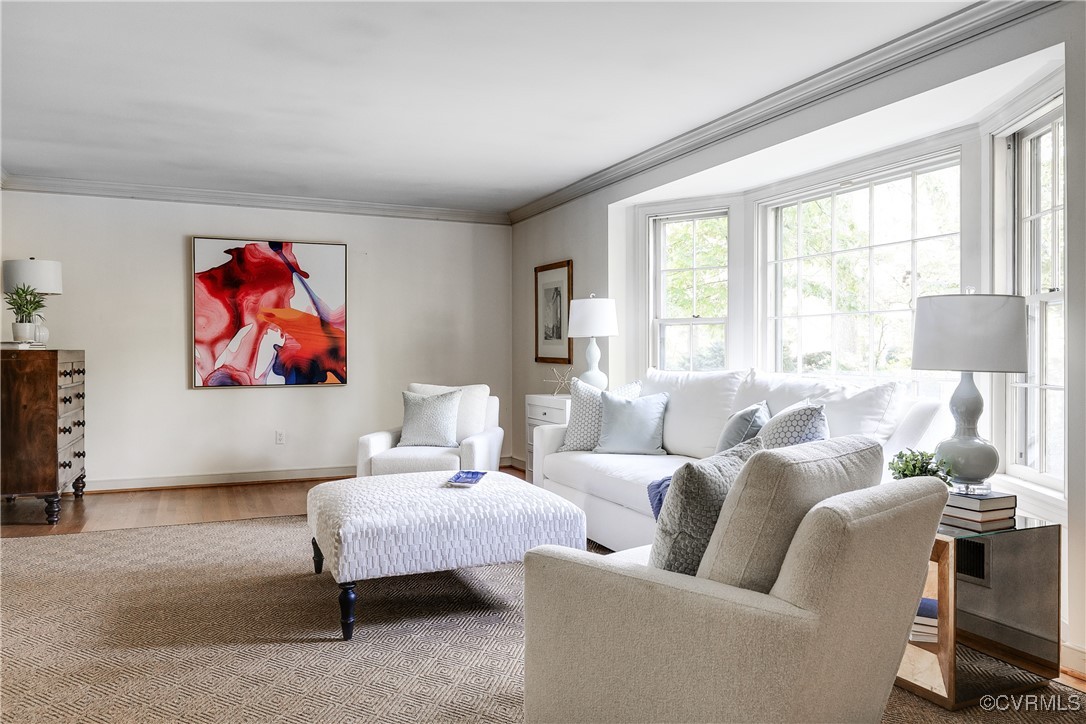 201 Wood Road Henrico, VA 23229 - Photo 9 of 40 a living room with furniture and a large window