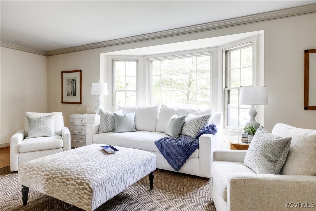 201 Wood Road Henrico, VA 23229 - Photo 10 of 40 a living room with furniture and a large window
