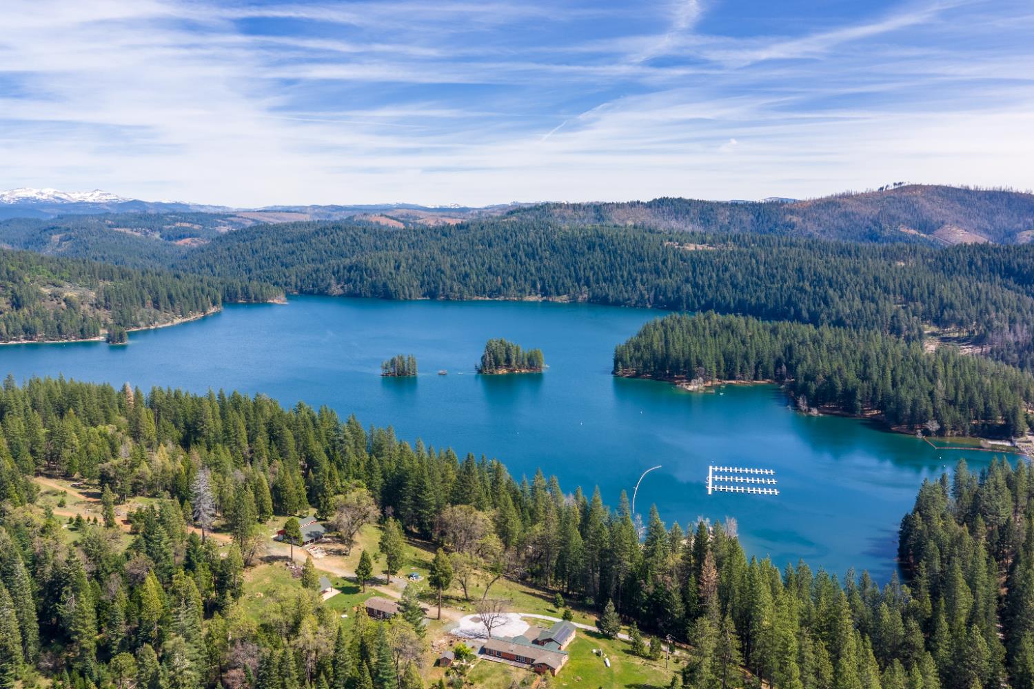 4838 Golden Street Pollock Pines, CA 95726 - Photo 34 of 35 a view of a lake with mountains in front of it