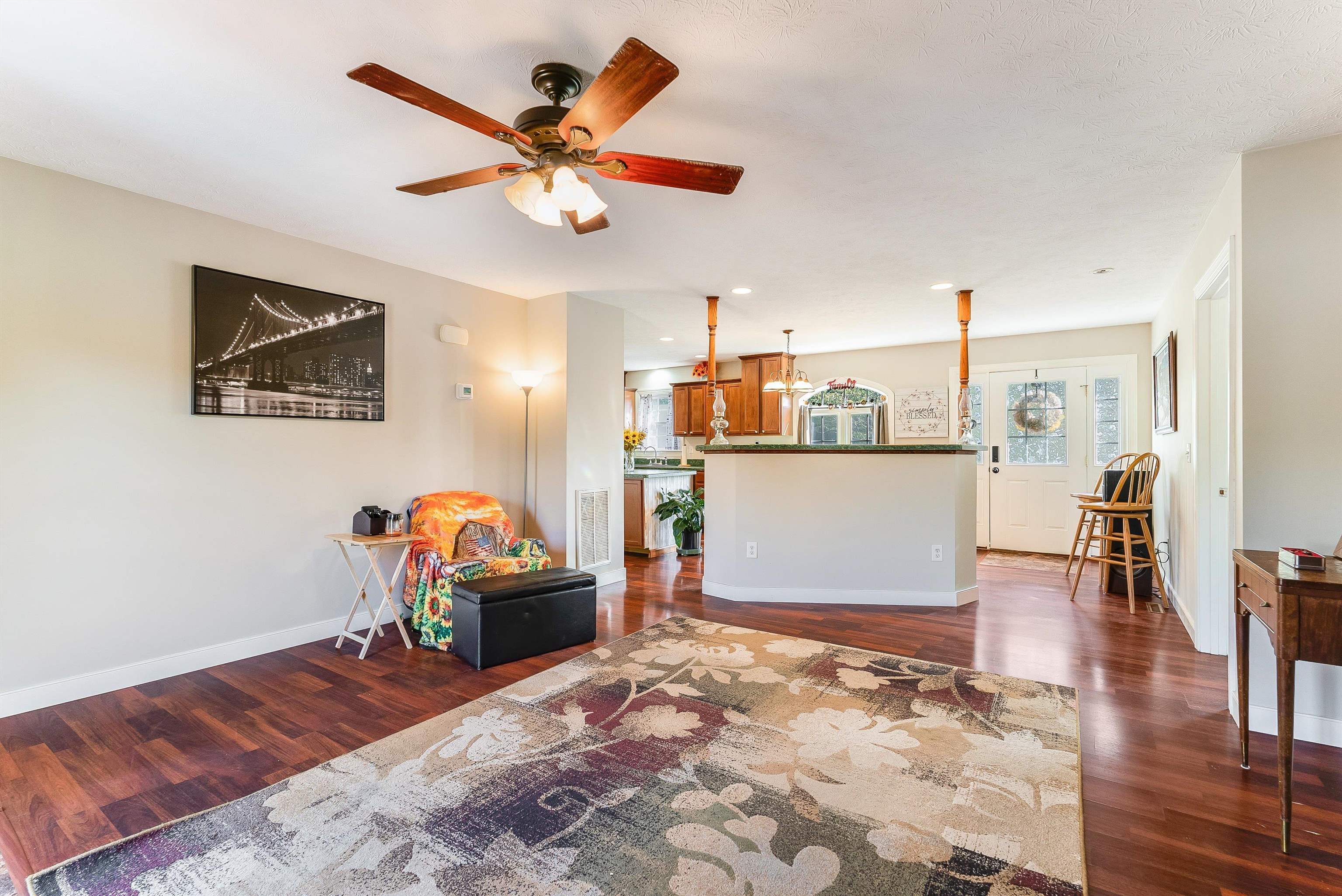 468 Paine Run Road Grottoes, VA 24441 - Photo 18 of 31 a living room with furniture and kitchen view