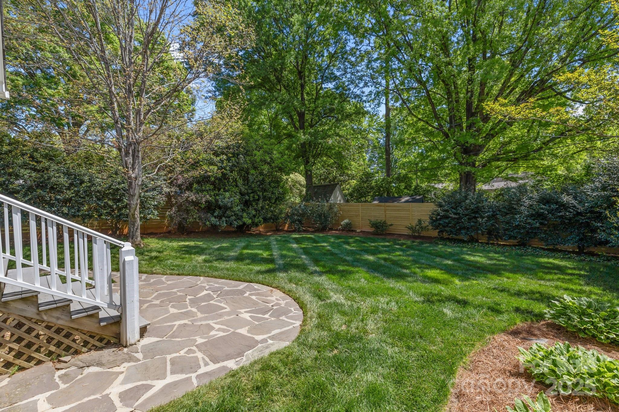 3019 Sunset Drive Charlotte, NC 28209 - Photo 36 of 46 a view of a house with backyard and a garden