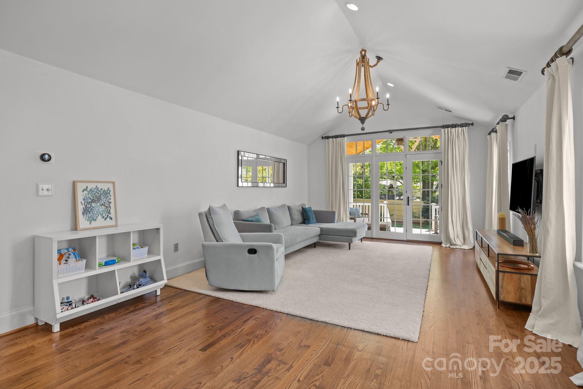 3019 Sunset Drive Charlotte, NC 28209 - Photo 10 of 46 a living room with furniture large window and wooden floor