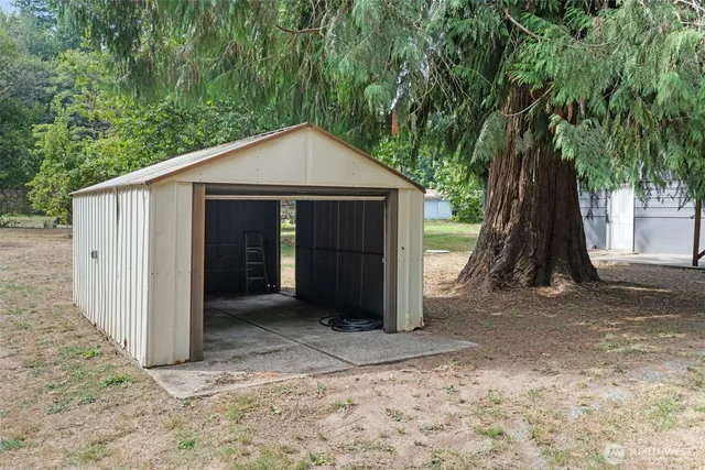 a view of a small house