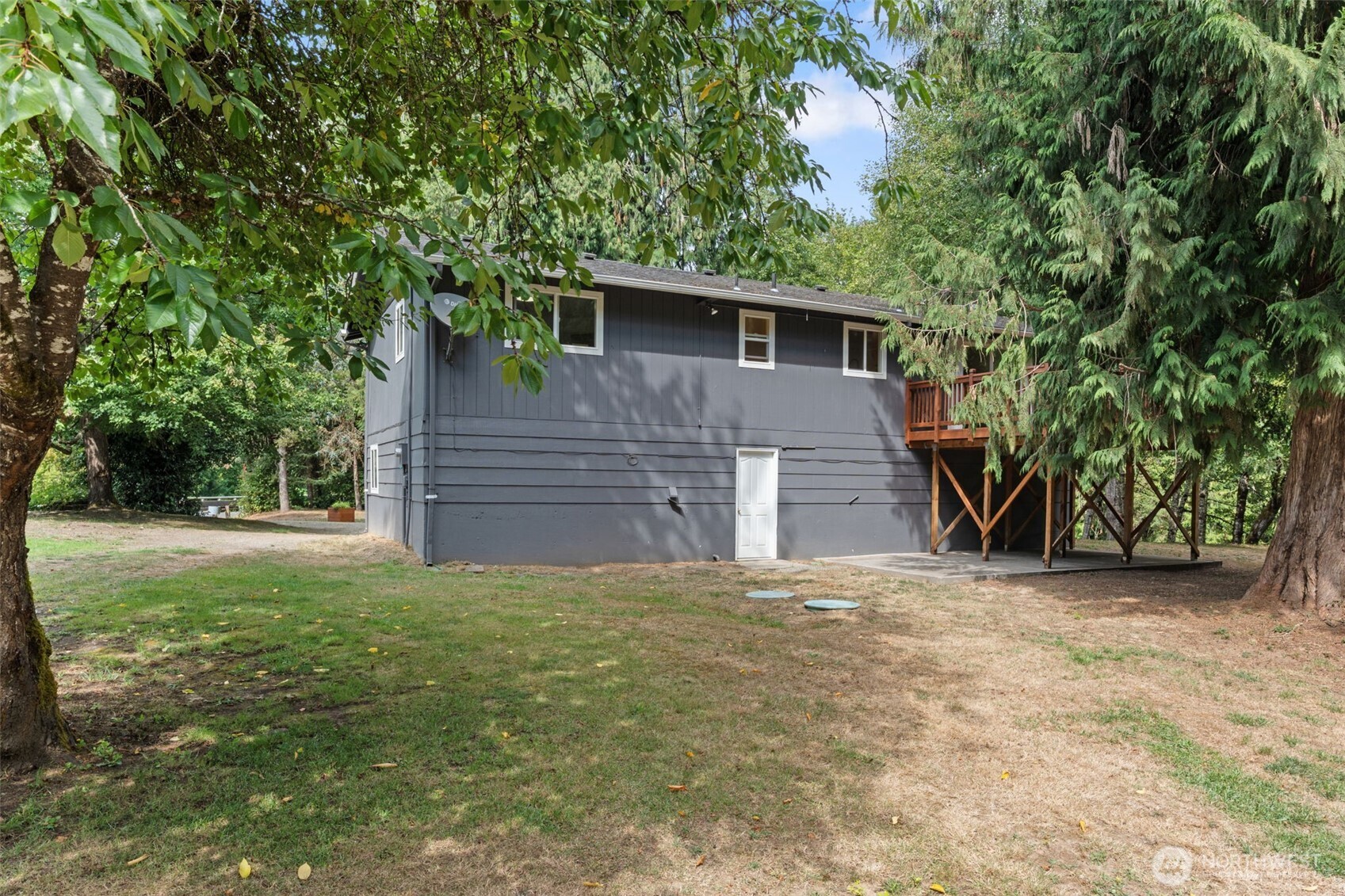 115 Maschke Road Vader, WA 98593 - Photo 35 of 40 a view of a house with a yard