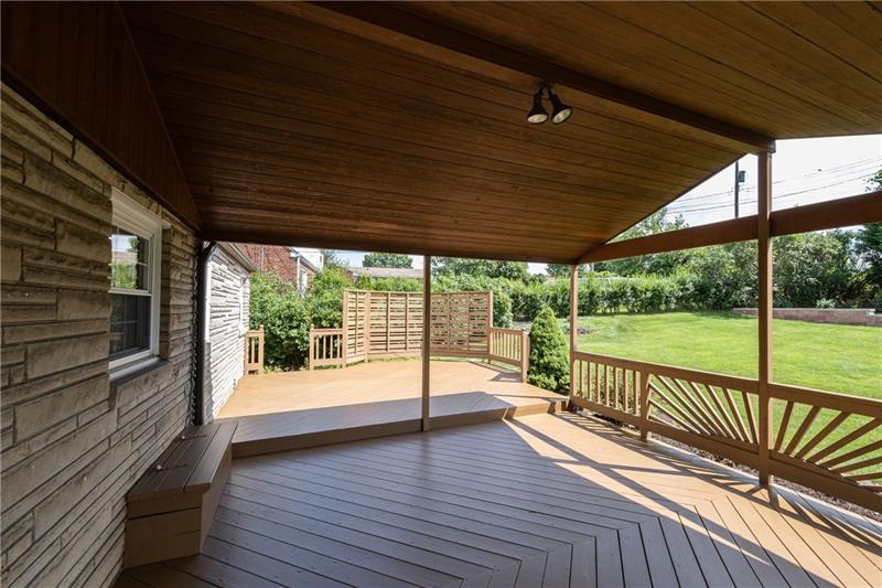 340 Orchard Spring Road Pittsburgh, PA 15220 - Photo 14 of 25 Enjoy when the sun is brighly shining on 16x18 uncovered portion of the 2 tiered deck.