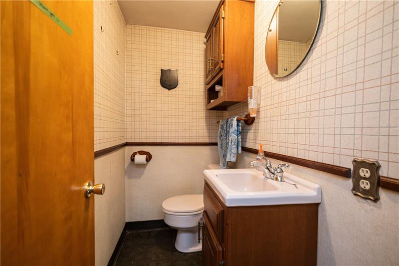 340 Orchard Spring Road Pittsburgh, PA 15220 - Photo 17 of 25 Lower level powder room.