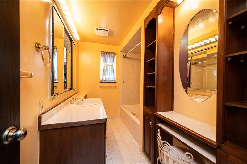 340 Orchard Spring Road Pittsburgh, PA 15220 - Photo 23 of 25 Alternate view of updated full bathroom.