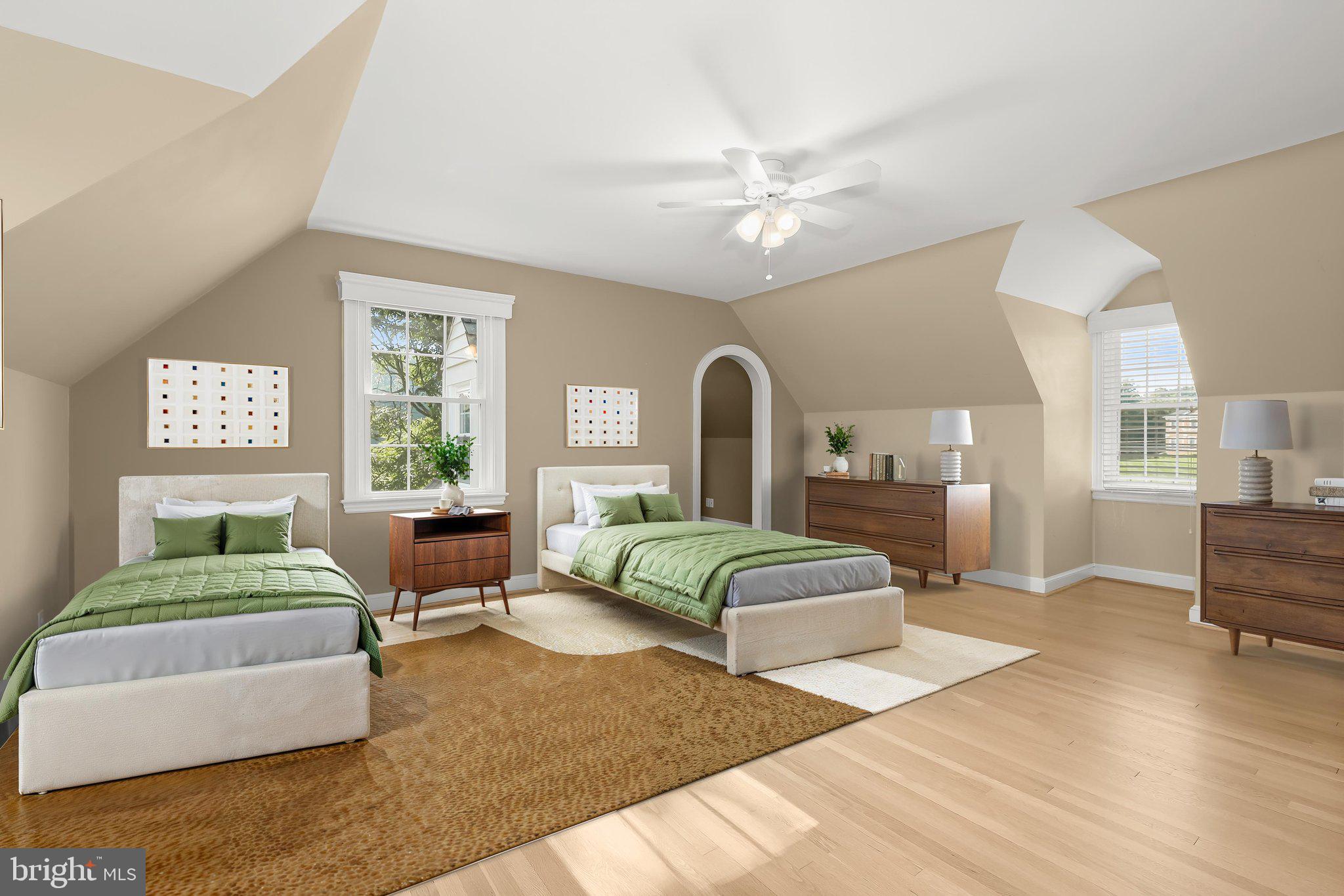 16510 Batchellors Forest Road Olney, MD 20832 - Photo 32 of 107 Upper Level Bedroom #2 Staged Using Virtual Tools
