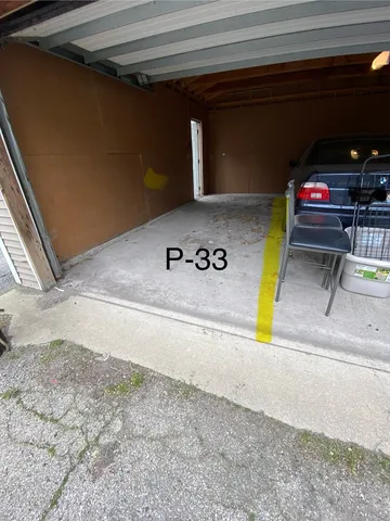 a view of a storage room