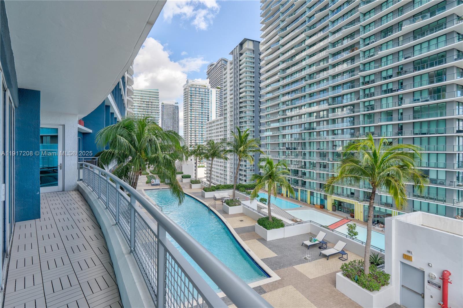 60 Southwest 13th Street, Unit 1400 Miami, FL 33130 - Photo 11 of 46 a view of balcony with patio