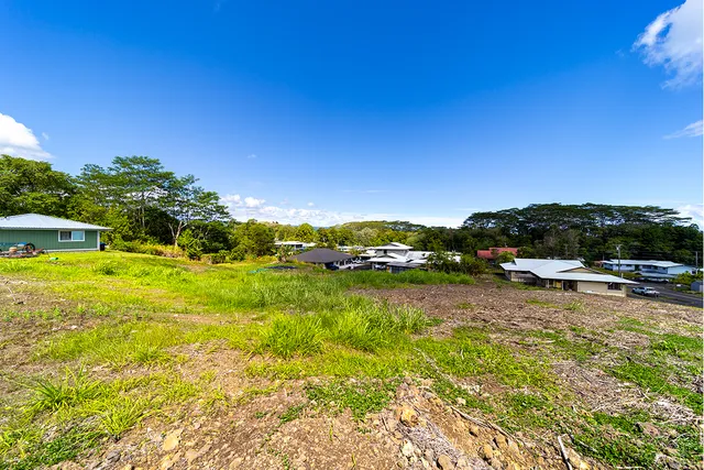 a view of a lake with houses