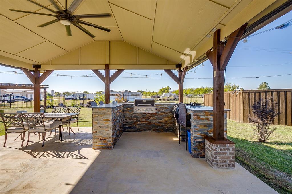 206 King George Way Ponder, TX 76259 - Photo 21 of 32 an outdoor seating