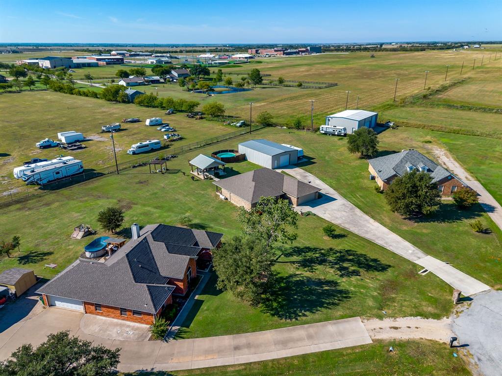 206 King George Way Ponder, TX 76259 - Photo 31 of 32 an aerial view of ocean and residential houses with outdoor space