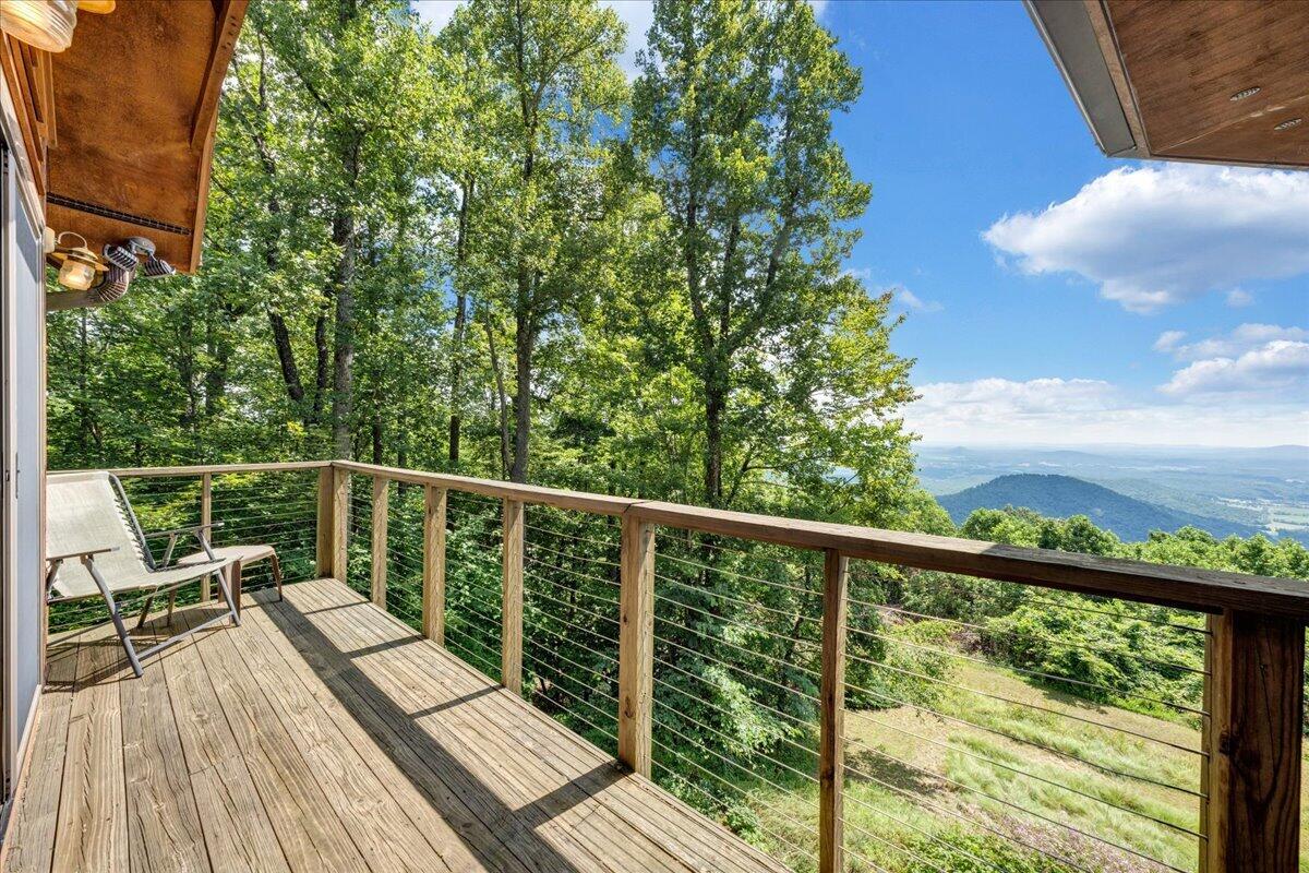 490 Lookout Ridge Lane Copper Hill, VA 24079 - Photo 39 of 69 a view of balcony with furniture