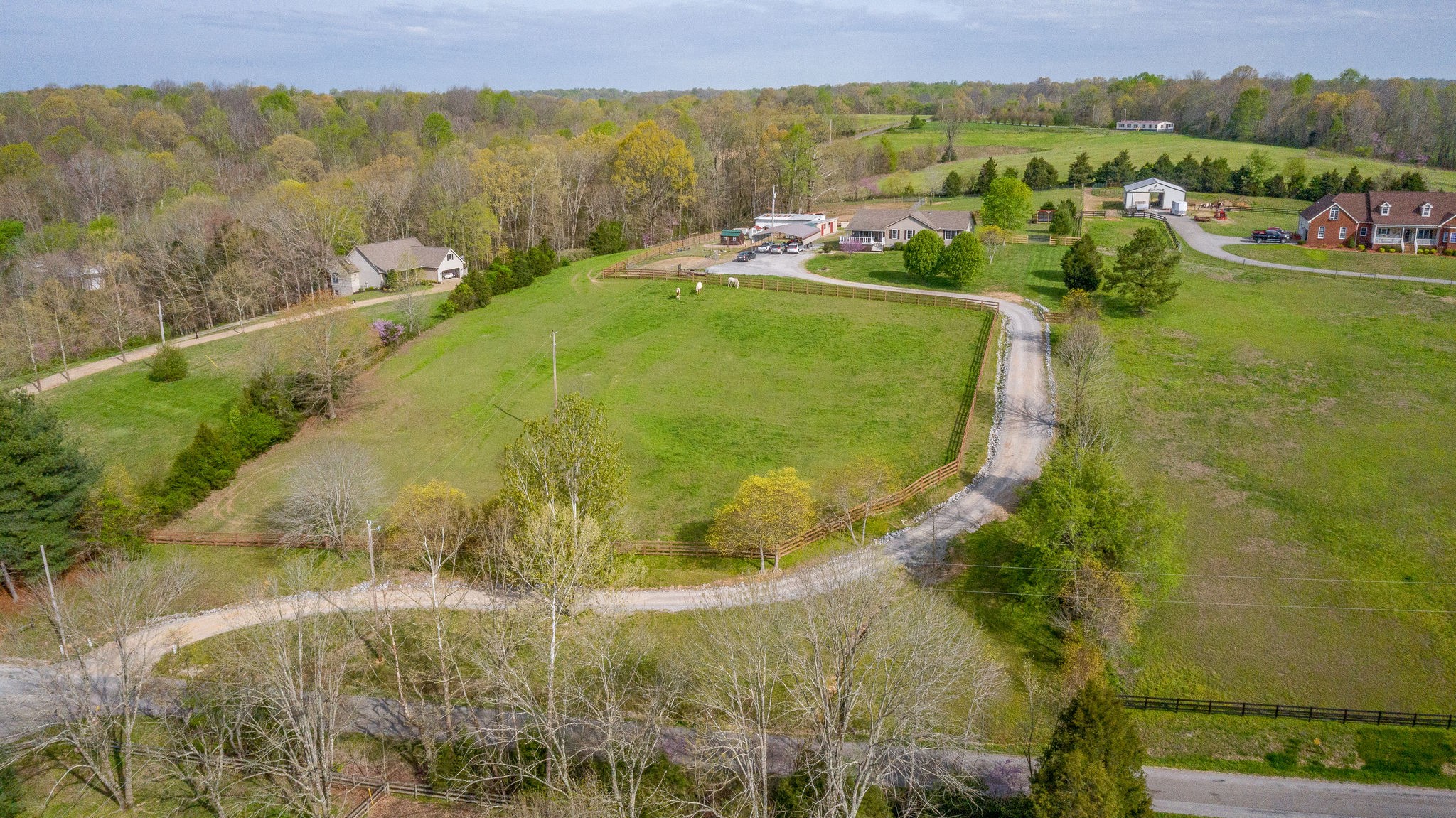 3854 Martins Chapel Road Springfield, TN 37172 - Photo 26 of 35 a view of a lake with a yard