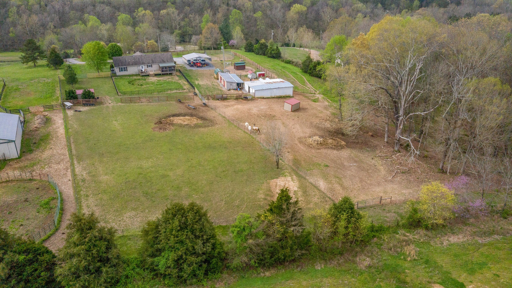 3854 Martins Chapel Road Springfield, TN 37172 - Photo 34 of 35 a bird view of residential house with outdoor space