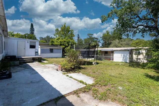 a view of a house with a patio