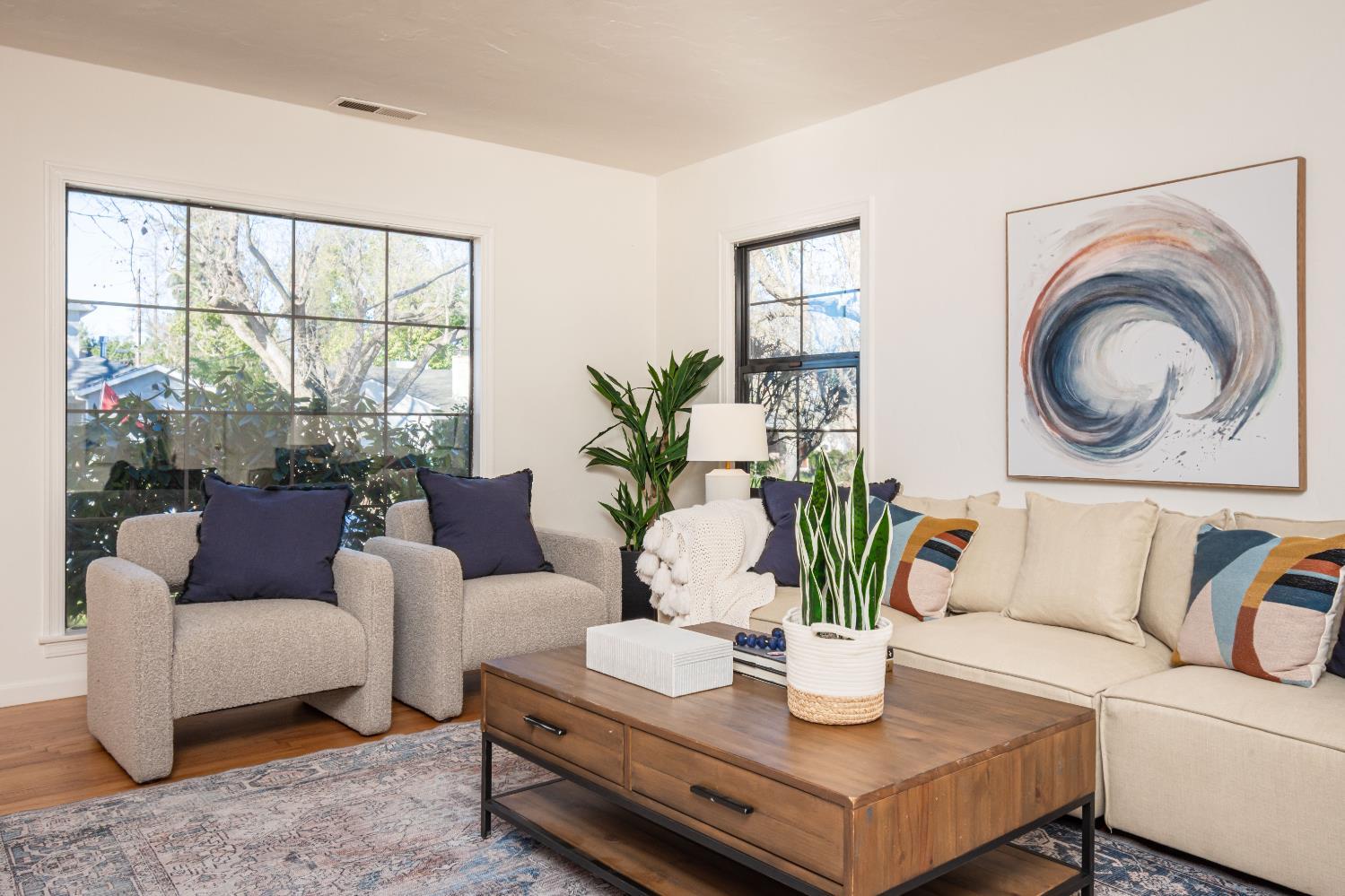 151 Coloma Way Sacramento, CA 95819 - Photo 4 of 28 a living room with furniture and a large window