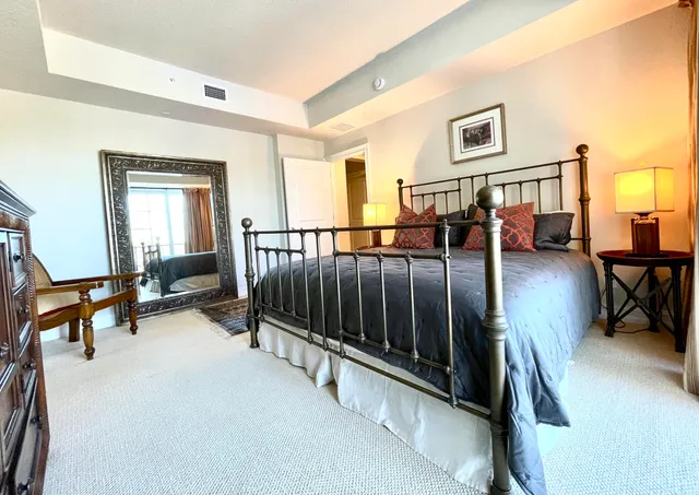 a view of a livingroom with furniture and a furniture