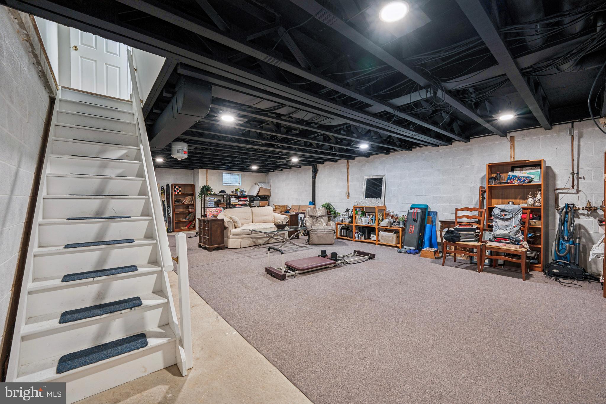7 Chateau Circle, Unit 23 Chesterbrook, PA 19087 - Photo 20 of 23 Full basement with overhead lighting