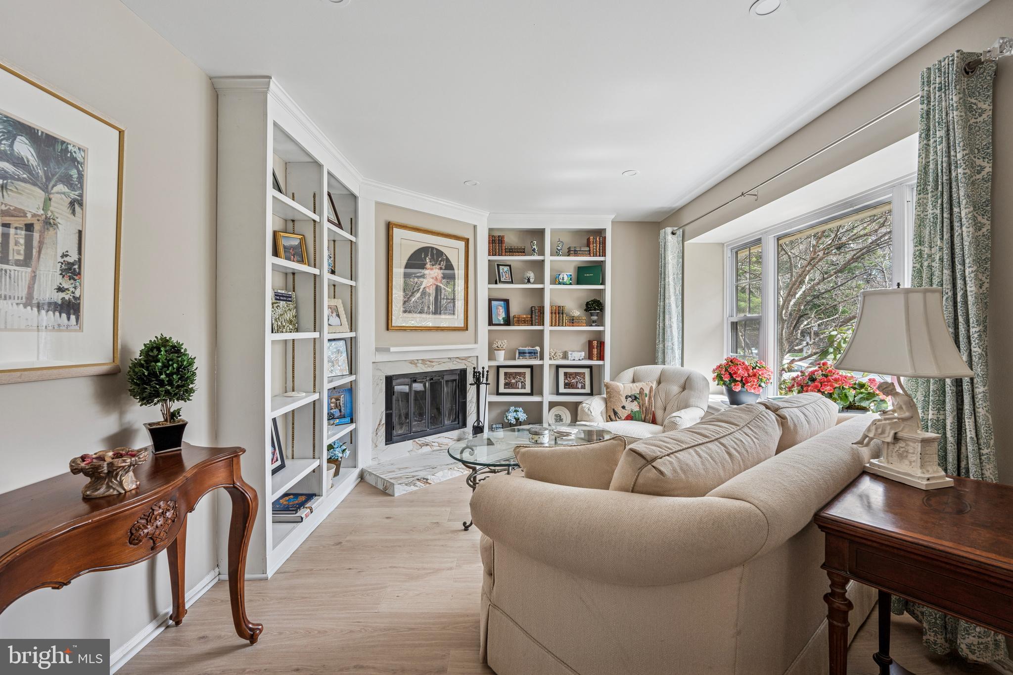 7 Chateau Circle, Unit 23 Chesterbrook, PA 19087 - Photo 5 of 23 Wood burning fireplace