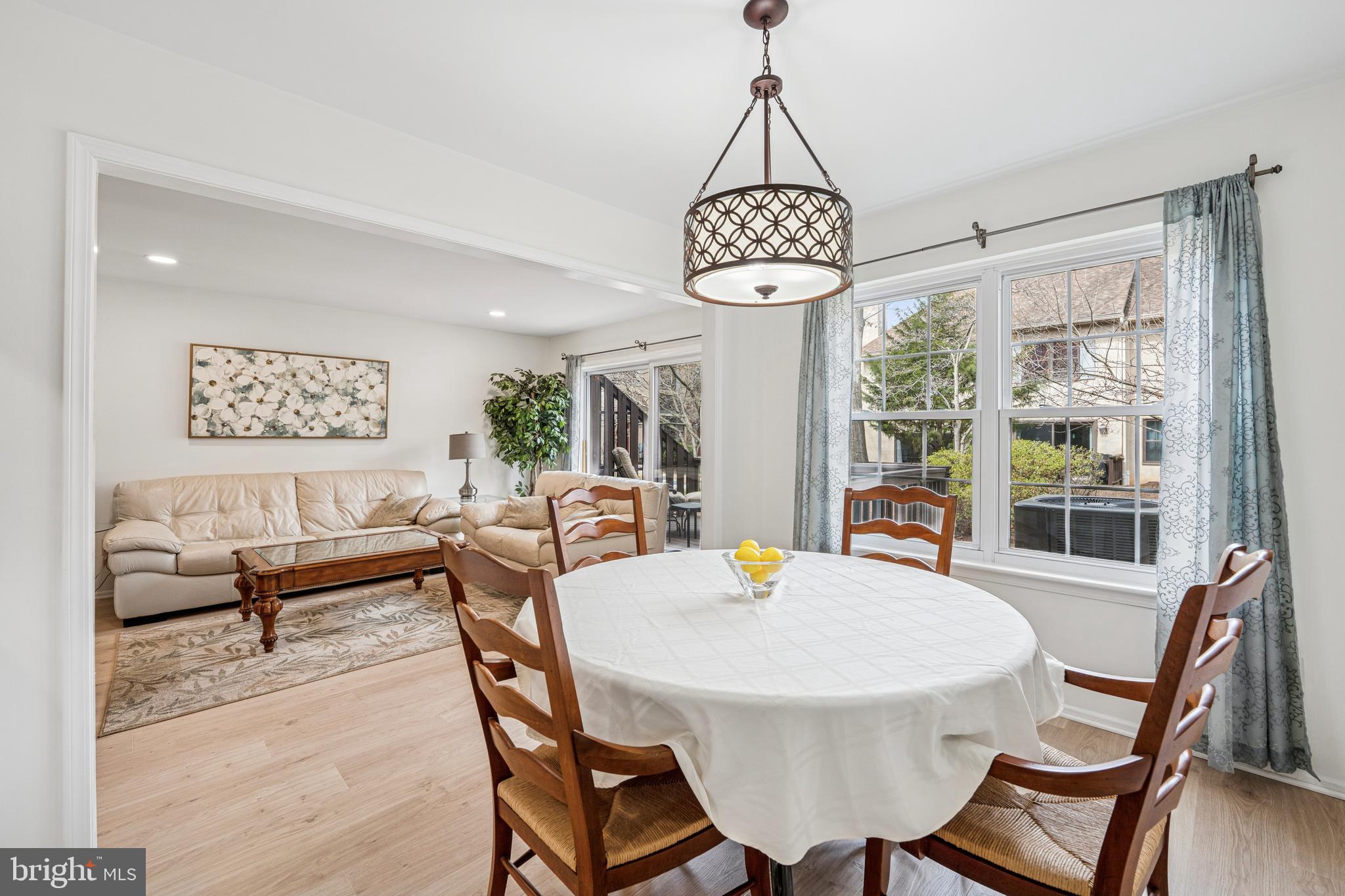7 Chateau Circle, Unit 23 Chesterbrook, PA 19087 - Photo 9 of 23 Kitchen flows into the dining room
