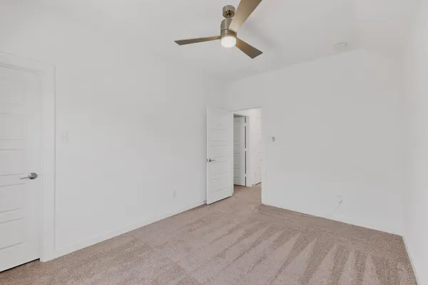 a view of a room with an empty space