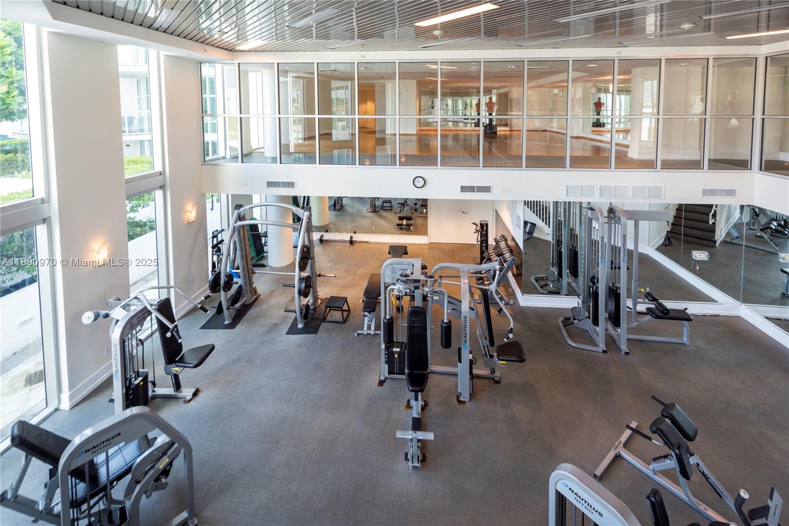3131 Northeast 188th Street, Unit 2808 Aventura, FL 33180 - Photo 21 of 33 a view of a room with gym equipment