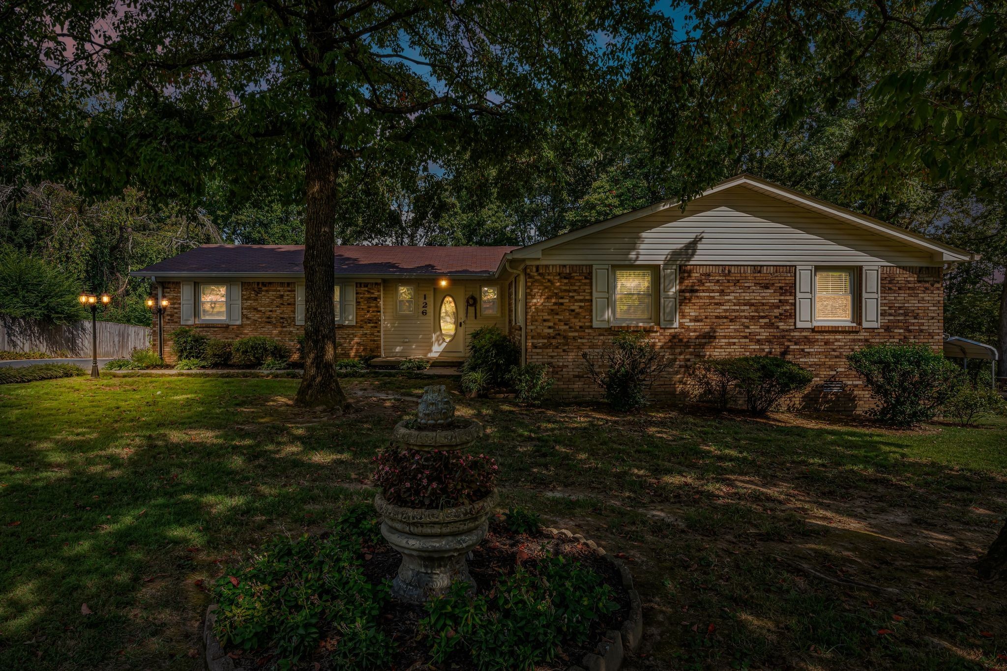 126 Robin Hood Road Dickson, TN 37055 - Photo 20 of 31 a front view of house with a garden