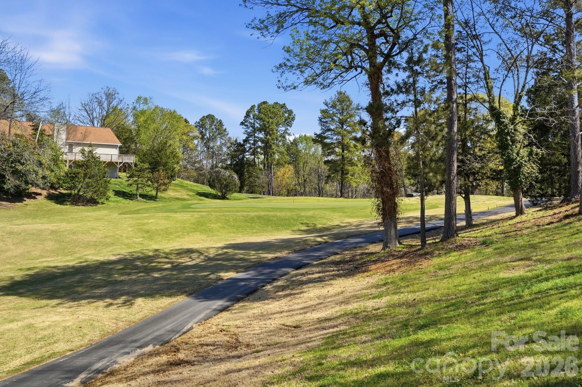 6046 Windjammer Drive Tega Cay, SC 29708 - Photo 46 of 46 a view of a yard with swimming pool