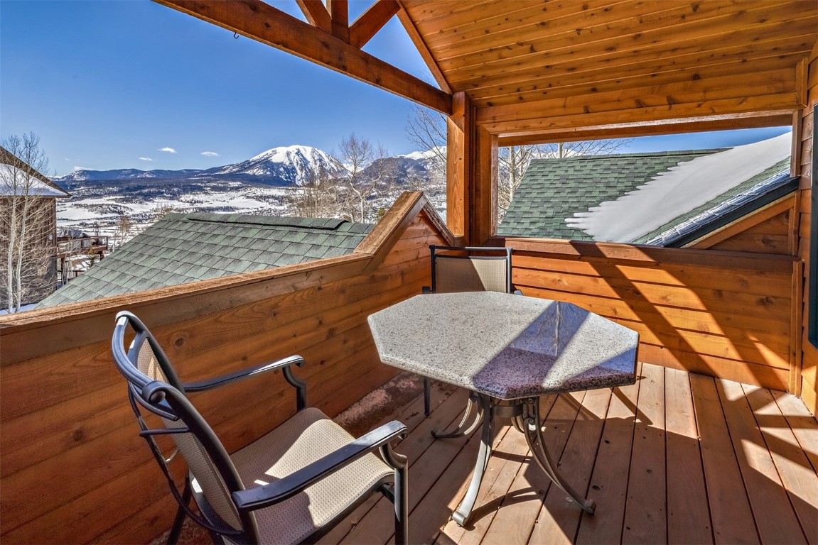 40 Nordic Trail Silverthorne, CO 80498 - Photo 24 of 35 a view of chair and table in the balcony