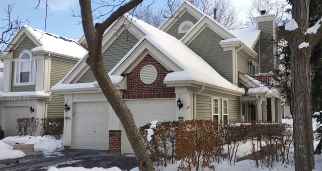 a view of a house with a balcony