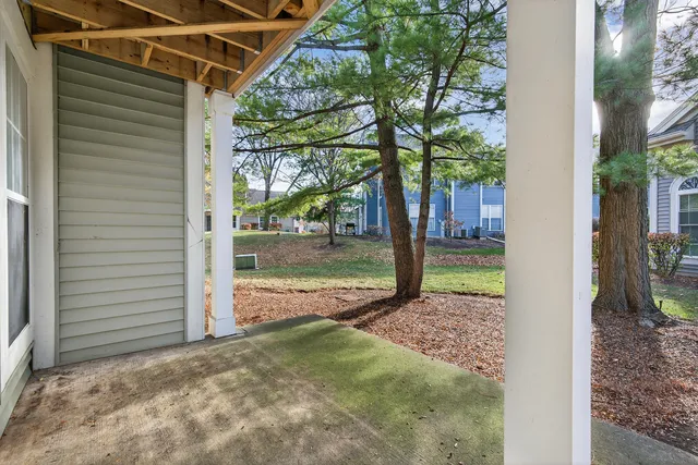 a view of a house with a garden