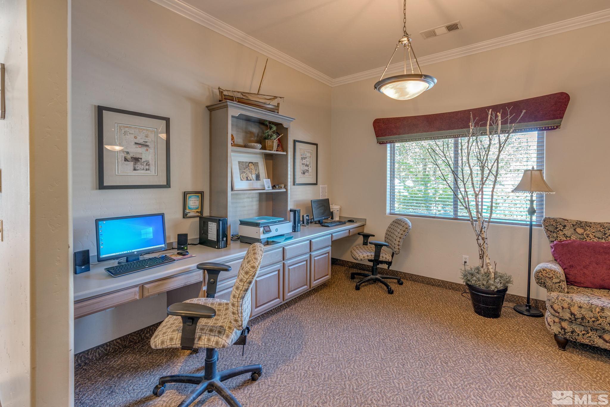 6850 Sharlands Avenue, Unit S2106 Reno, NV 89523 - Photo 32 of 36 a workspace with furniture and a window